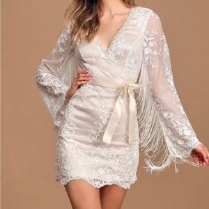 SOLD - Lulus Truly Mine fringe dress